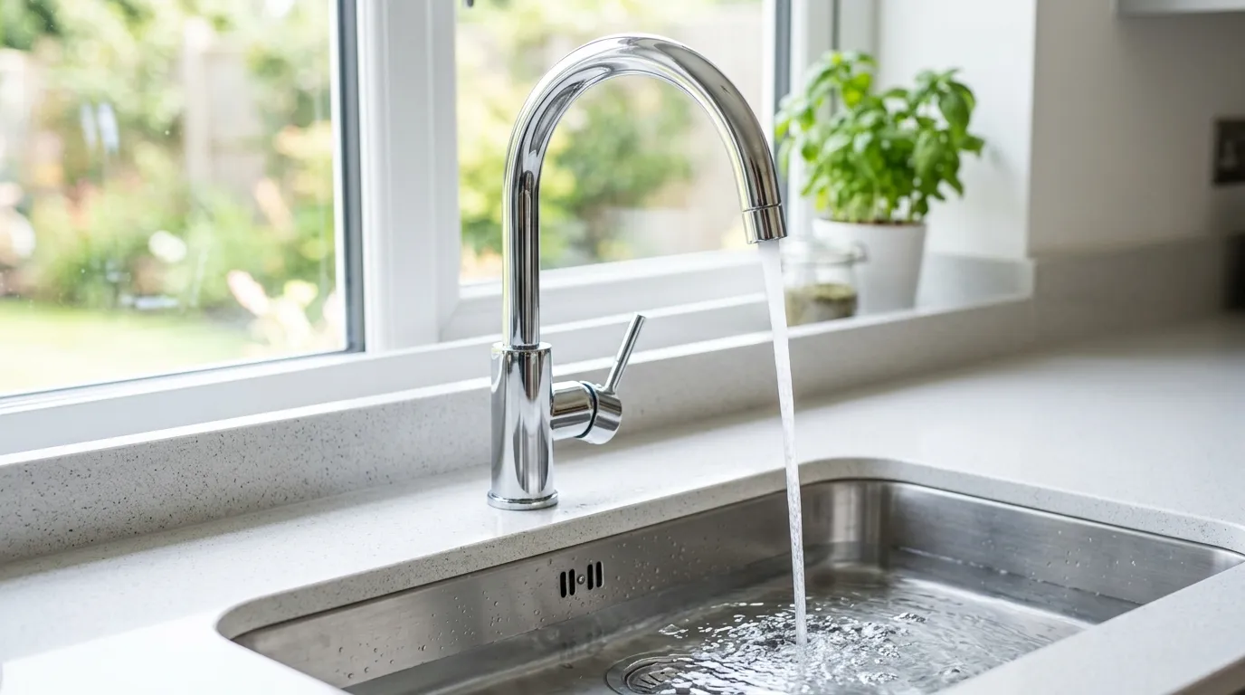 Local Plumbing Master Pros same day plumber fixing a faucet in Alpharetta, GA
